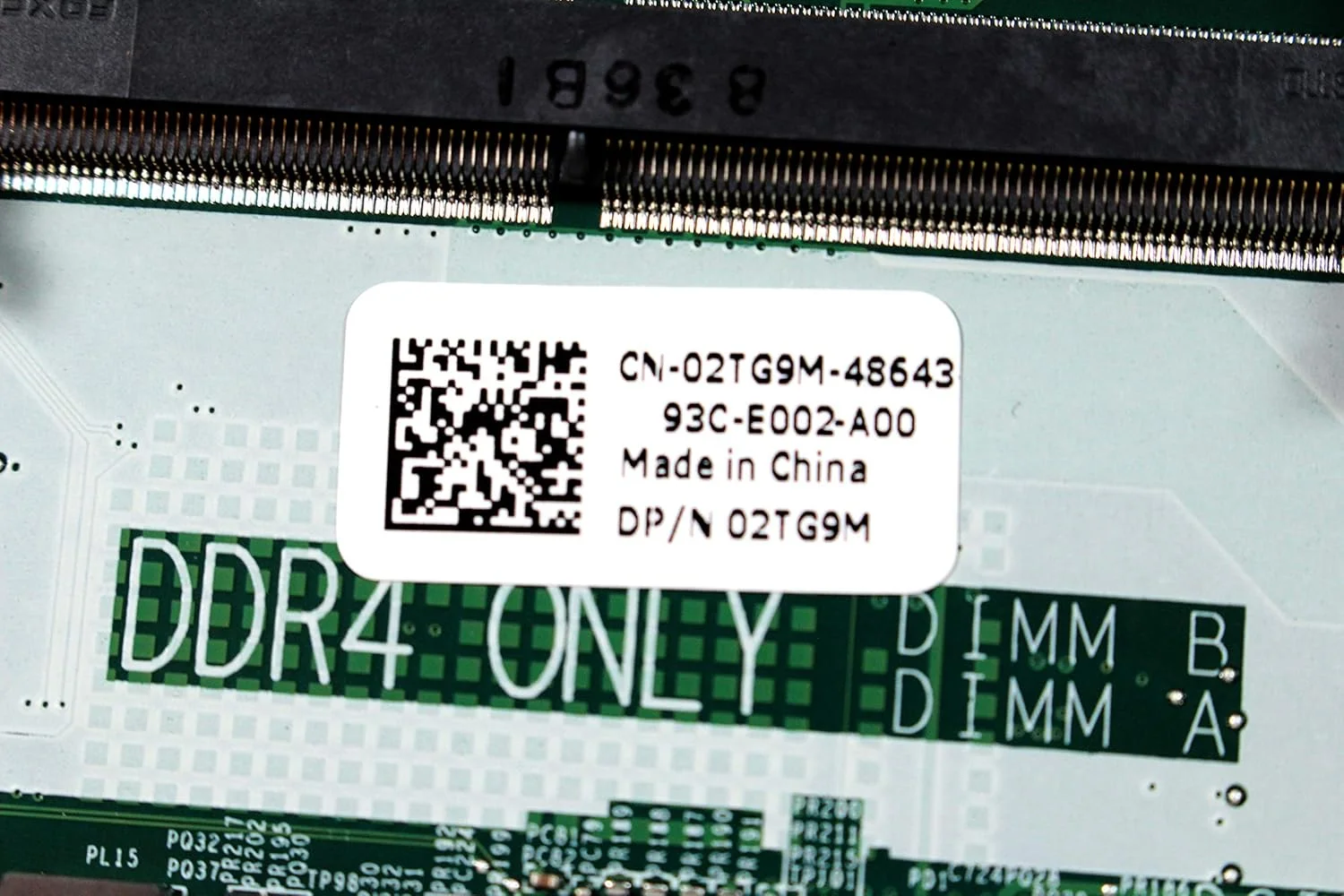 مادربرد سیستم Insp 15 5576 با پردازنده چهارهستهای A M D 3.0Ghz مدل 2TG9M CN-02TG9M (بازسازی شده) مادربرد سیستم Insp 15 5576 با پردازنده چهارهستهای A M D 3.0Ghz مدل 2TG9M CN-02TG9M (بازسازی شده)