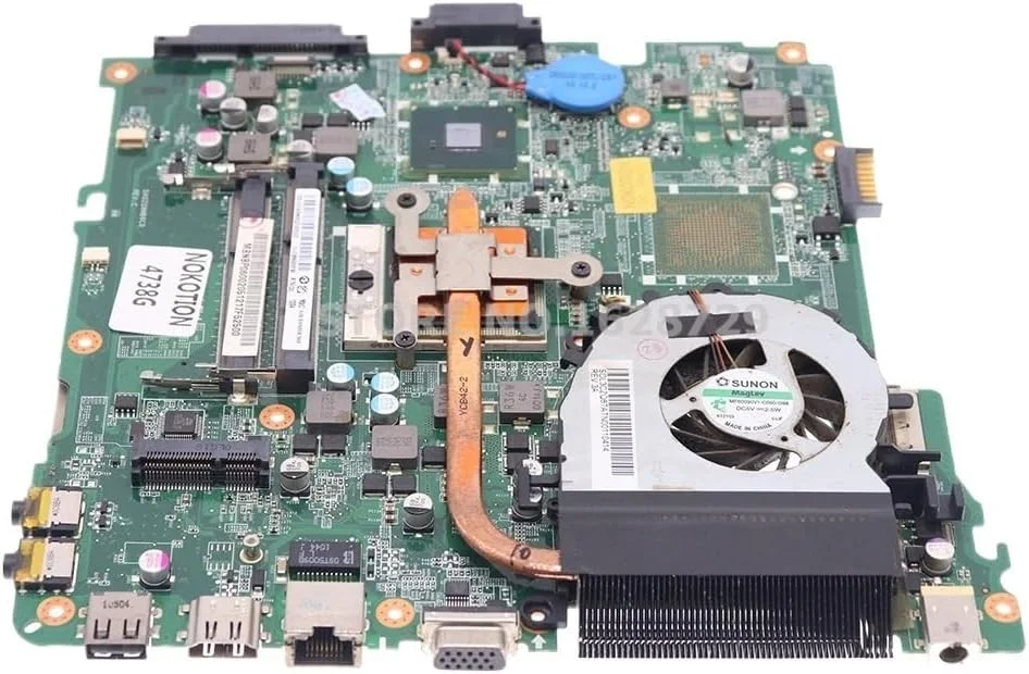 مادربرد لپ تاپ 4738 4738Z مدل MBNBP06002 DA0ZQ9MB6C0 HM55 DDR3 به همراه I5 + هیت سینک مادربرد لپ تاپ 4738 4738Z مدل MBNBP06002 DA0ZQ9MB6C0 HM55 DDR3 به همراه I5 + هیت سینک
