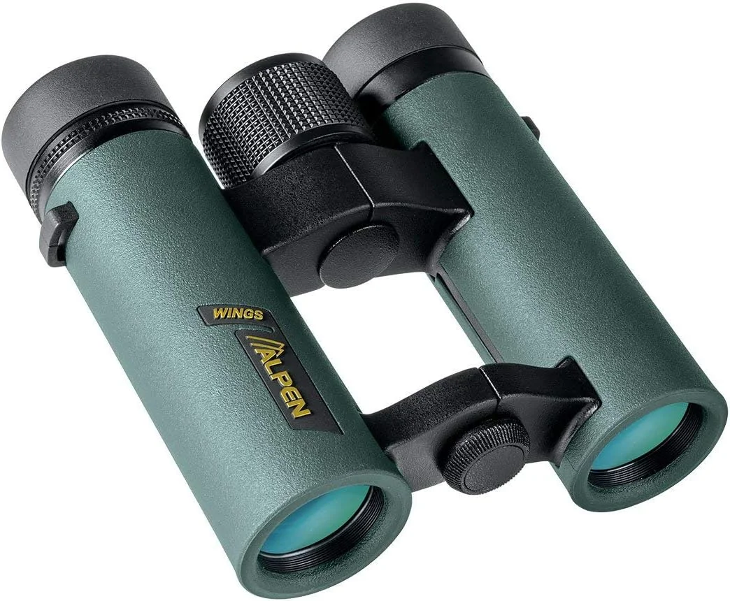 دوربین دوچشمی ضدآب آلپن وینگز 8x26 با اپتیک BAK 4، فاصله چشمی زیاد و اپتیک کاملاً چند لایه