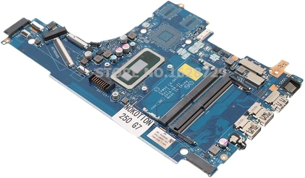 مادربرد لپ تاپ 250 G7 256 G7 مدل I5-8265U DDR4 L49975-601 L49975-001 EPW50 LA-G07FP (4205U 5405U UMA) مادربرد لپ تاپ 250 G7 256 G7 مدل I5-8265U DDR4 L49975-601 L49975-001 EPW50 LA-G07FP (4205U 5405U UMA)