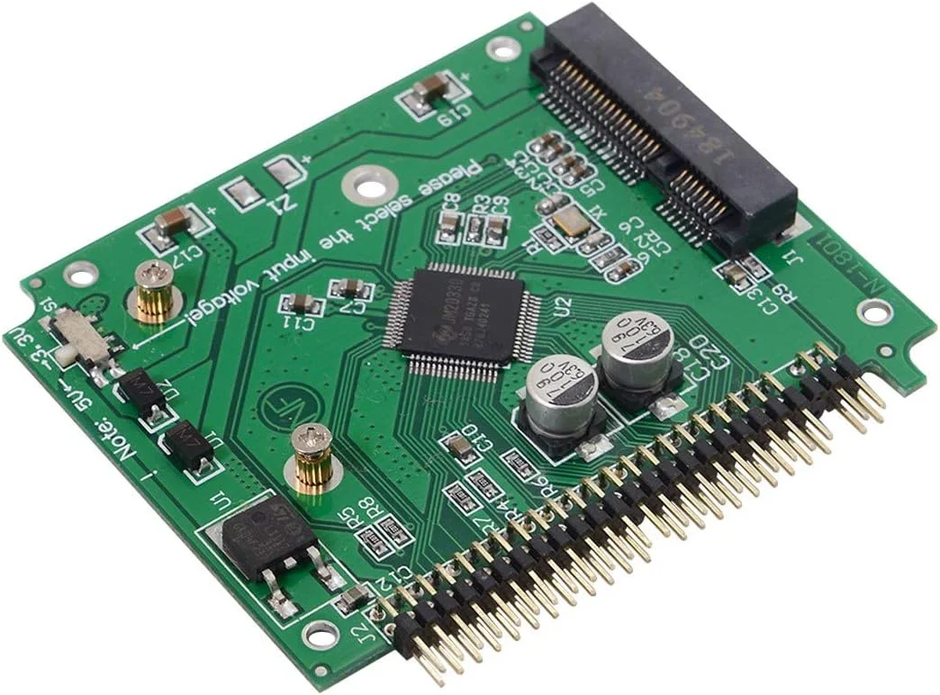 تبدیل کننده mSATA SSD با ارتفاع کم به IDE 44 پین 2.5 اینچی برای لپ تاپ