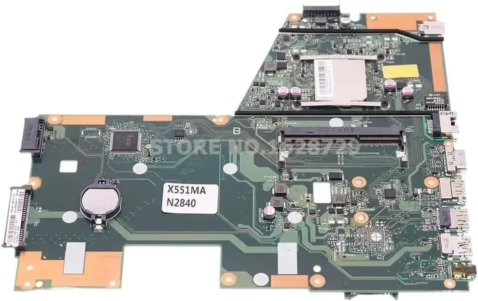 مادربرد لپ تاپ برای F551MA R512MA X551 X551M X551MA، REV:2.0 با N2840 DDR3 (N3520 N3530 N3540)