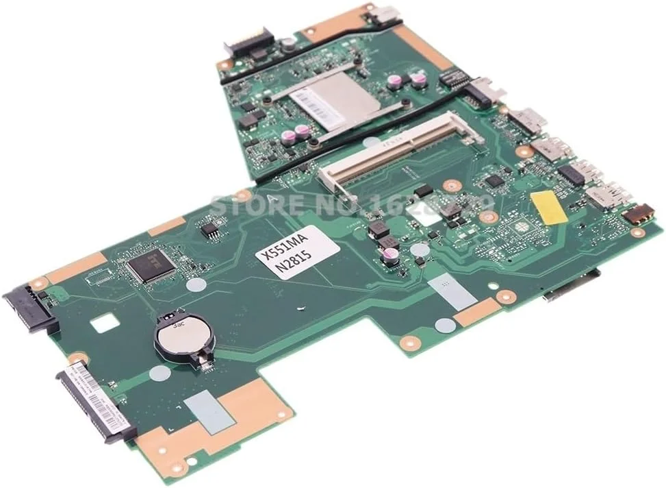 مادربرد لپ تاپ برای مدل های F551MA, R512MA, X551, X551M, X551MA، REV:2.0 با پردازنده N2815 DDR3 (قابل استفاده با N3520, N3530, N3540)