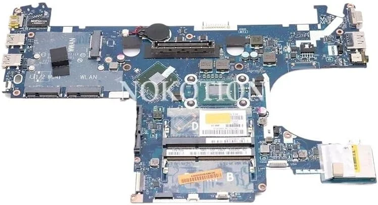 مادربرد لپ تاپ E6230 مدل CN-09G8F8 09G8F8 9G8F8 HM77 با پردازنده SR0X8 I7-3540M و شماره قطعه LA-7731P تست شده کامل