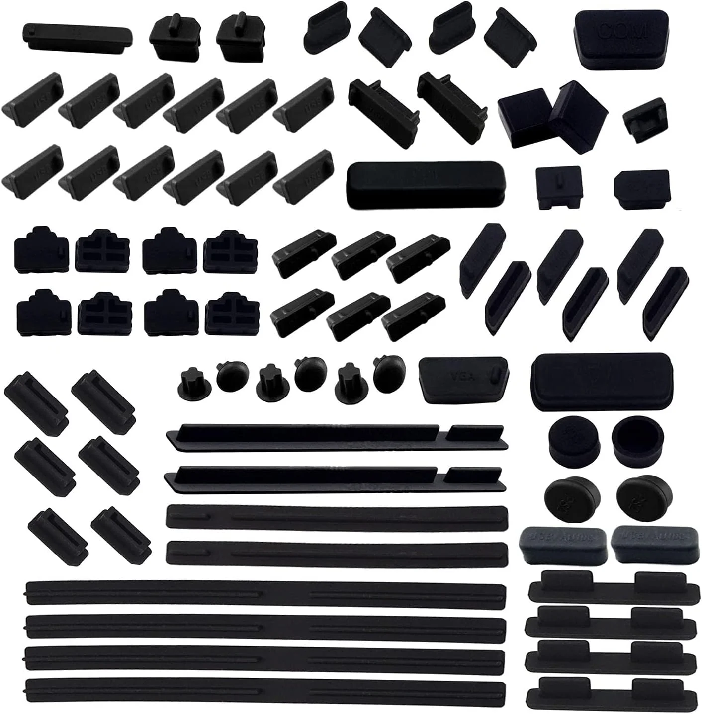 80 عدد درپوش ضد گرد و غبار برای کامپیوتر، لپ تاپ و مادربرد، 25 نوع پوشش محافظ پورت برای کامپیوتر، لپ تاپ و مادربرد 80 عدد درپوش ضد گرد و غبار برای کامپیوتر، لپ تاپ و مادربرد، 25 نوع پوشش محافظ پورت برای کامپیوتر، لپ تاپ و مادربرد