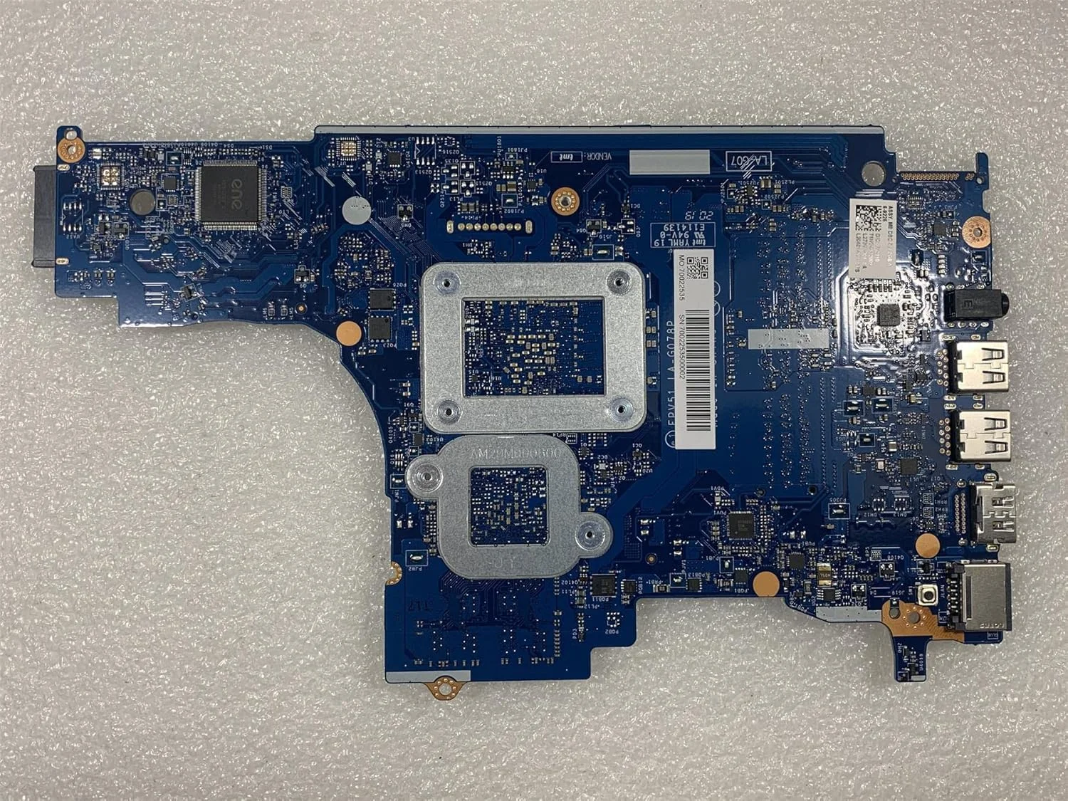 مادربرد لپ تاپ اچ پی 15-DB مدل L27907-001 L20481-001 601 با پردازنده AMD A6-9225 و گرافیک Radeon 520 - مدل L27907-601