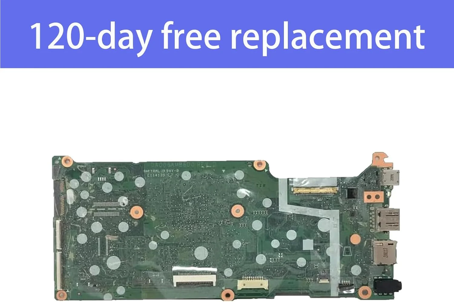 مادربرد جایگزین مدل L90420-001 برای لپ تاپ HP Chromebook 14 G6 با 4 گیگابایت رم، 16 گیگابایت حافظه و پردازنده N4020 نسخه D