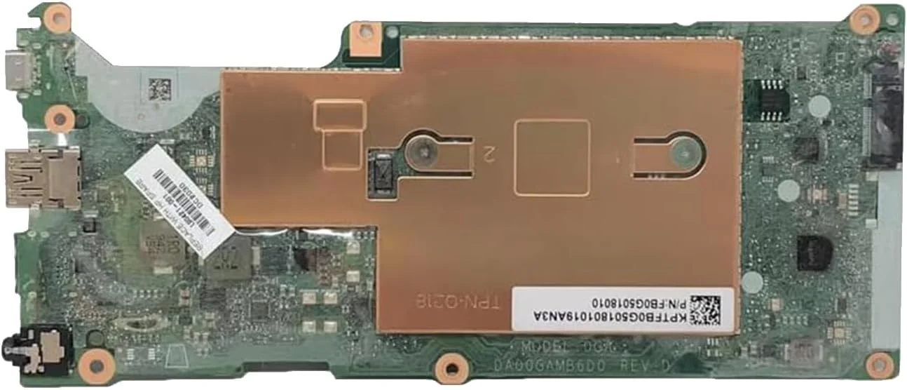 مادربرد جایگزین L90421-001 برای لپ تاپ HP Chromebook 14 G6، دارای 4 گیگابایت رم، 32 گیگابایت حافظه و پردازنده N4020 نسخه D