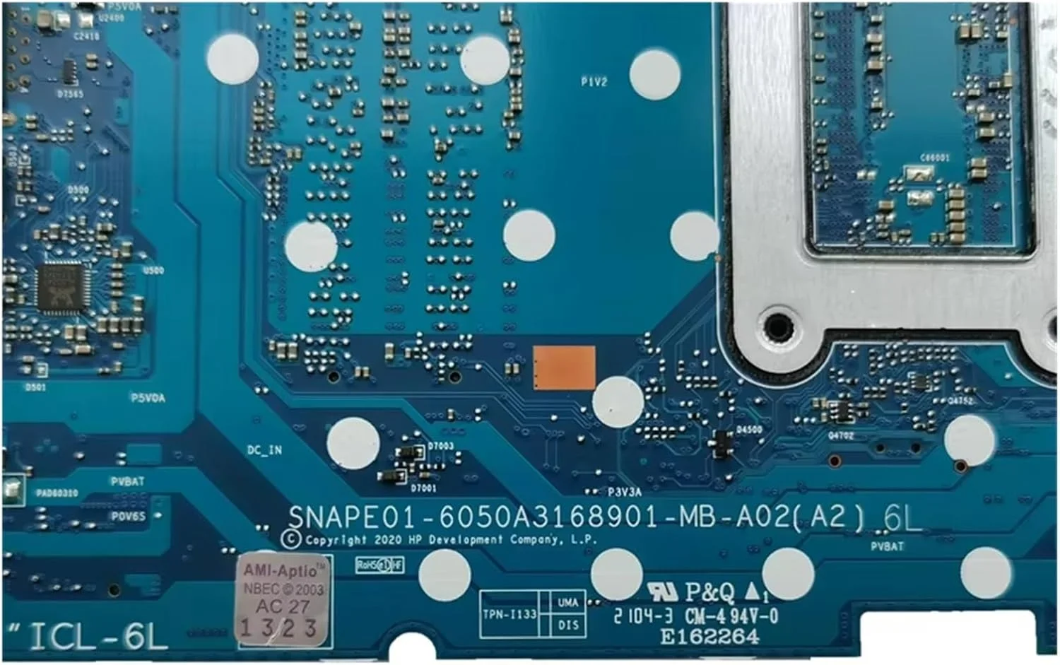 مادربرد لپ تاپ مدل L87450-601 17-by با شماره قطعه 6050A3168901-MB سازگار با پردازنده های i3-1005G1 و I5-1035G1 UMA DDR4 برای لپ تاپ های HP، سازگار (I7-1065G7 MX250) مادربرد لپ تاپ مدل L87450-601 17-by با شماره قطعه 6050A3168901-MB سازگار با پردازنده های i3-1005G1 و I5-1035G1 UMA DDR4 برای لپ تاپ های HP، سازگار (I7-1065G7 MX250)