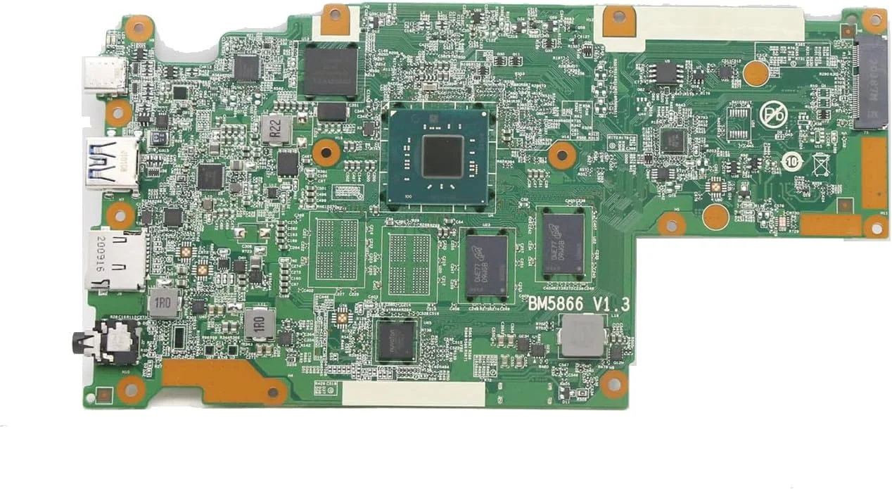 مادربرد جایگزین 5B20X83136 برای لپ تاپ لنوو Chromebook 500e نسل دوم، پردازنده N4120، رم 4 گیگابایت، حافظه 32 گیگابایت، FRU
