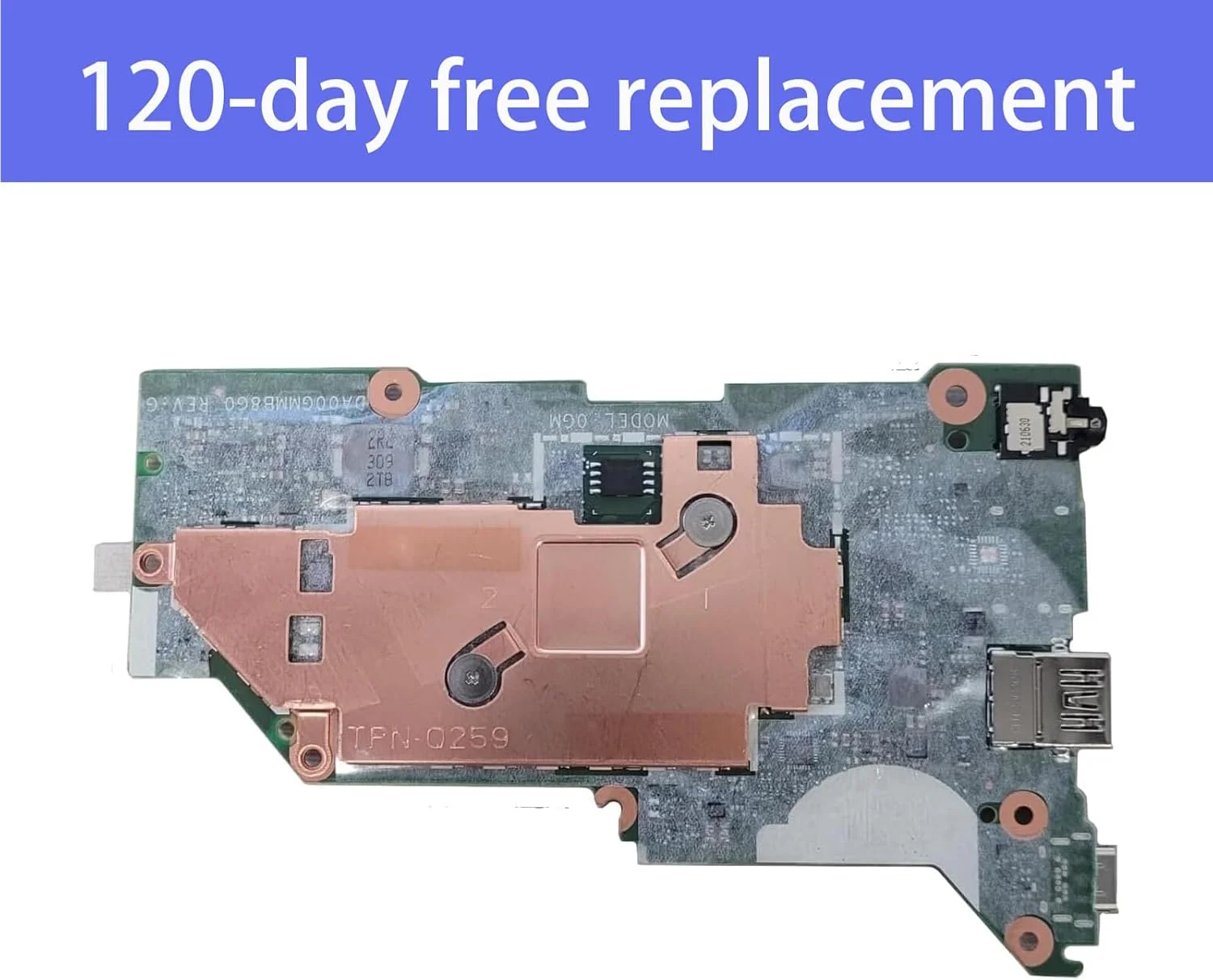 مادربرد جایگزین M75160-001 برای لپ تاپ HP Chromebook 11 MK G9 EE با 4 گیگابایت رم و 32 گیگابایت حافظه پردازنده MT8183