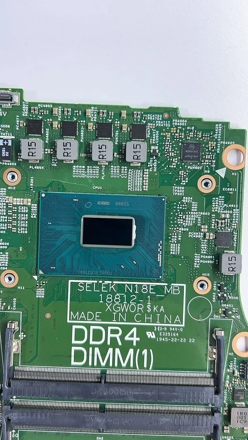 مادربرد جایگزین لپ تاپ، برد اصلی سیستم CPU برای Dell G3 3590 SRF6U i7-9750H RTX166TI 18812-1 01RGT1 1RGT1 CN-01RGT1 تست شده و سالم