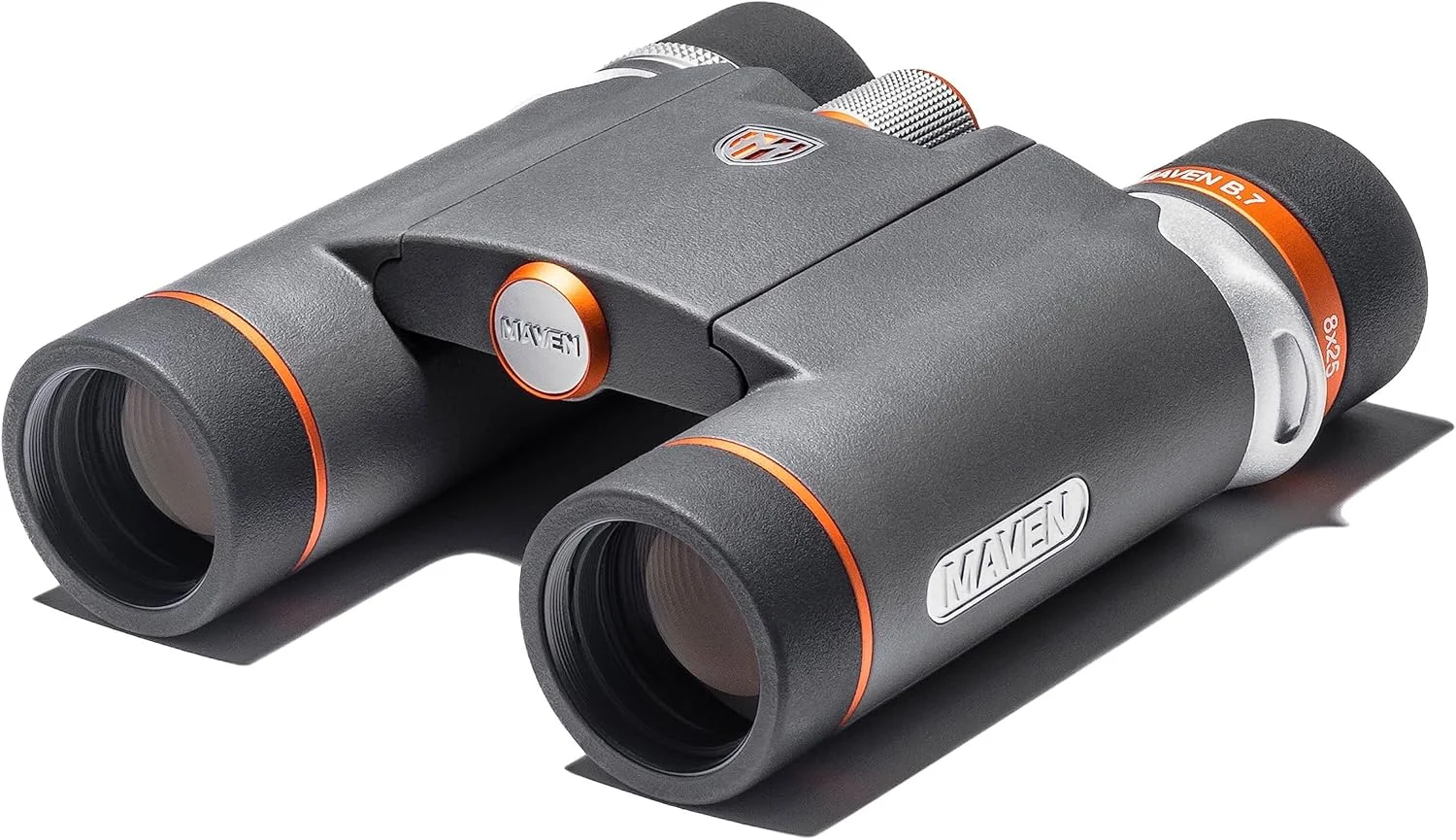 دوربین دوچشمی Maven B.7 25mm ED (8X25، خاکستری/نارنجی)