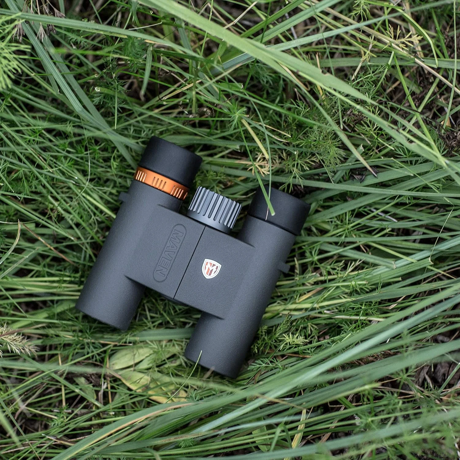 دوربین دوچشمی فشرده Maven C2 7X28mm خاکستری/نارنجی