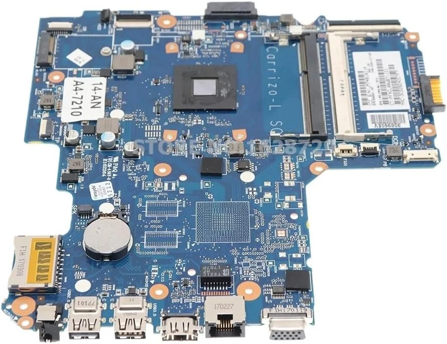 مادربرد لپ تاپ برای مدل های 14-an010la و 14-an با شماره قطعه 858042-001 و 6050A2822801-MB-A01 مادربرد لپ تاپ برای مدل های 14-an010la و 14-an با شماره قطعه 858042-001 و 6050A2822801-MB-A01
