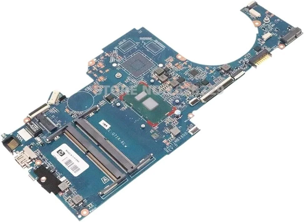 مادربرد لپ تاپ برای مدل های 14-BK و 15-CC با پردازنده I5-7200U و شماره قطعه های 927265-601، 927265-001، 927265-501 و مدل DAG71MB16D0 G71A-6L