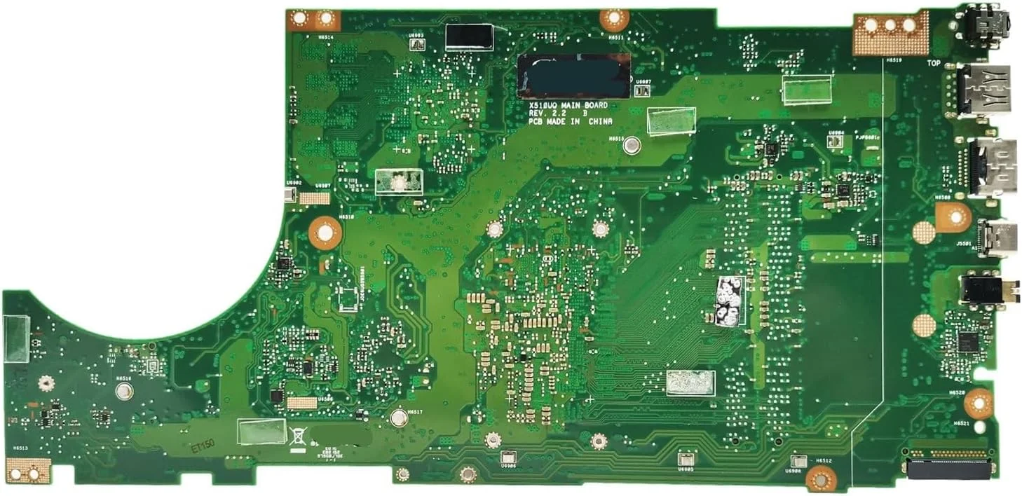 مادربرد لپ تاپ i3 i5 i7 نسل 6/7 با گرافیک 930MX/940MX/MX150، بادوام، سازگار با ASUS X510UF X510UA X510UQ S5100UR S5100U (I3-نسل 7 UMA)