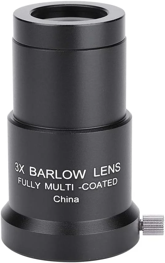 لنز تلسکوپ نجومی، لنز بزرگنمایی بارلو 3X 1.25 اینچی، پوشش چند لایه کامل اپتیکال برای چشمی با پوشش کامل