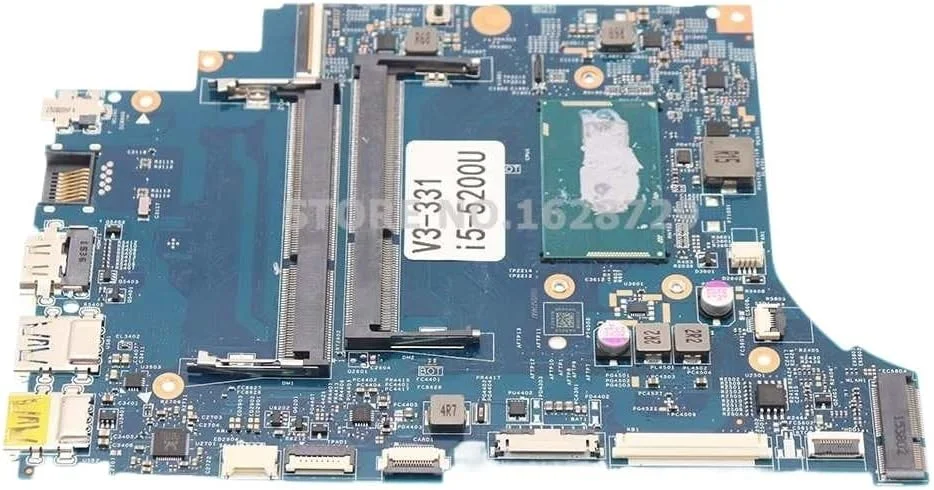 مادربرد لپ تاپ V3-331 V3-371 مدل NBMPG11002 NB.MPG11.002 VA30-HB 13334-1 13334-1M 448.02B16.001M با پردازنده I5-5200U (یا I5-4210U)
