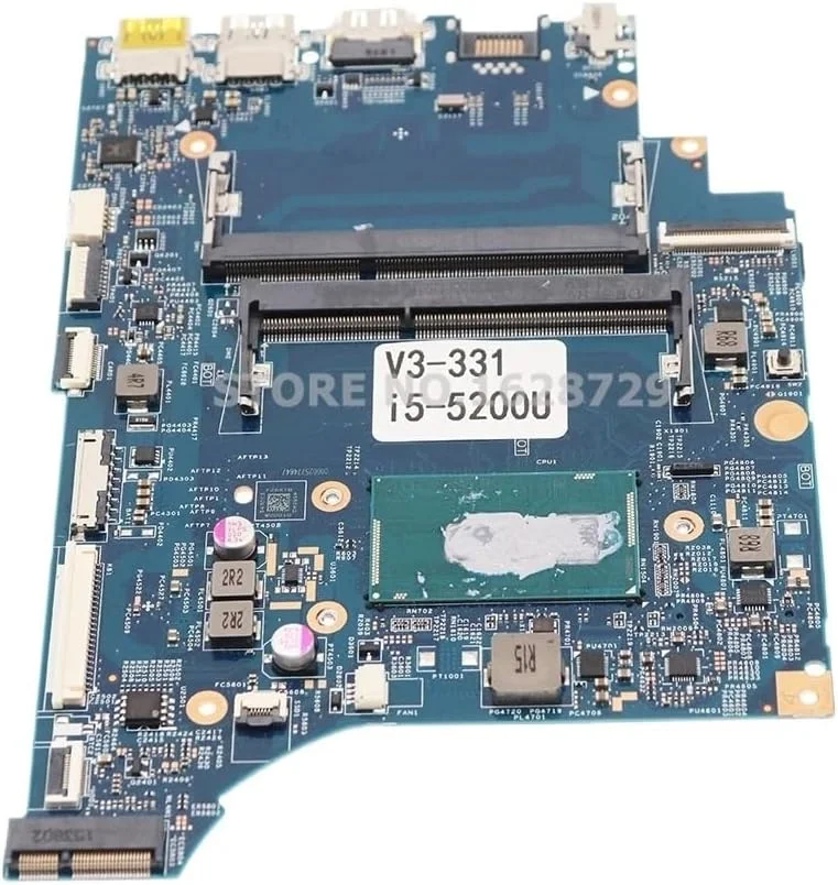مادربرد لپ تاپ V3-331 V3-371 مدل NBMPG11002 NB.MPG11.002 VA30-HB 13334-1 13334-1M 448.02B16.001M با پردازنده I5-5200U (یا I5-4210U)
