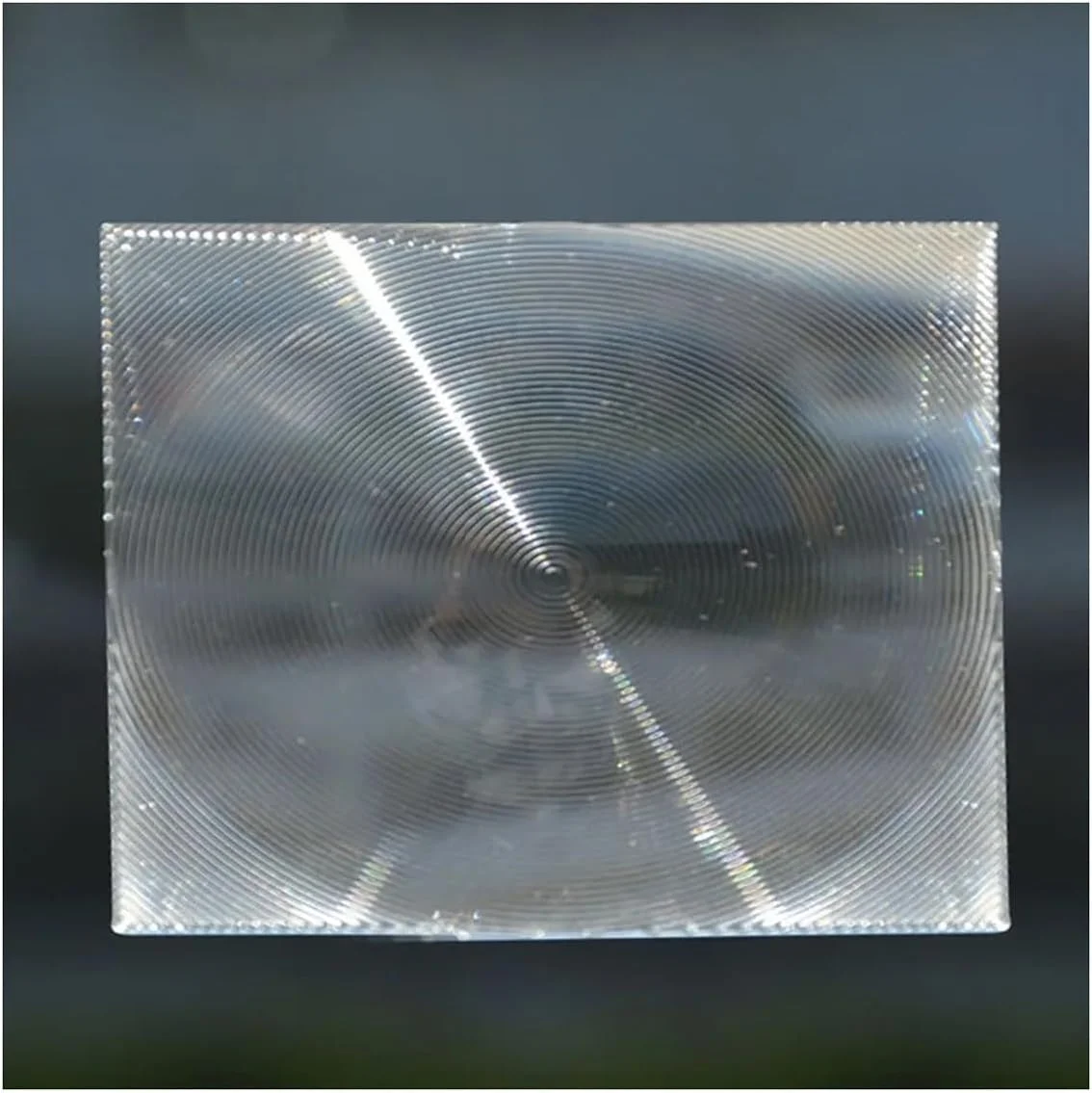 دو عدد عدسی پلاستیکی اپتیکال کوچک 100x70 میلی‌متری با طول 100 میلی‌متر