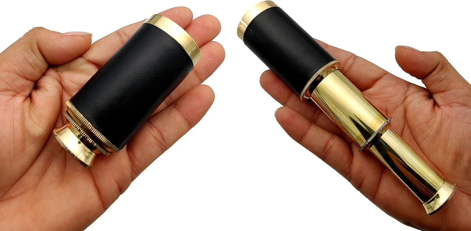 تلسکوپ برنجی دریایی خورشید و ماه 5MOONSUN5 به همراه جعبه، برنجی (مشکی)