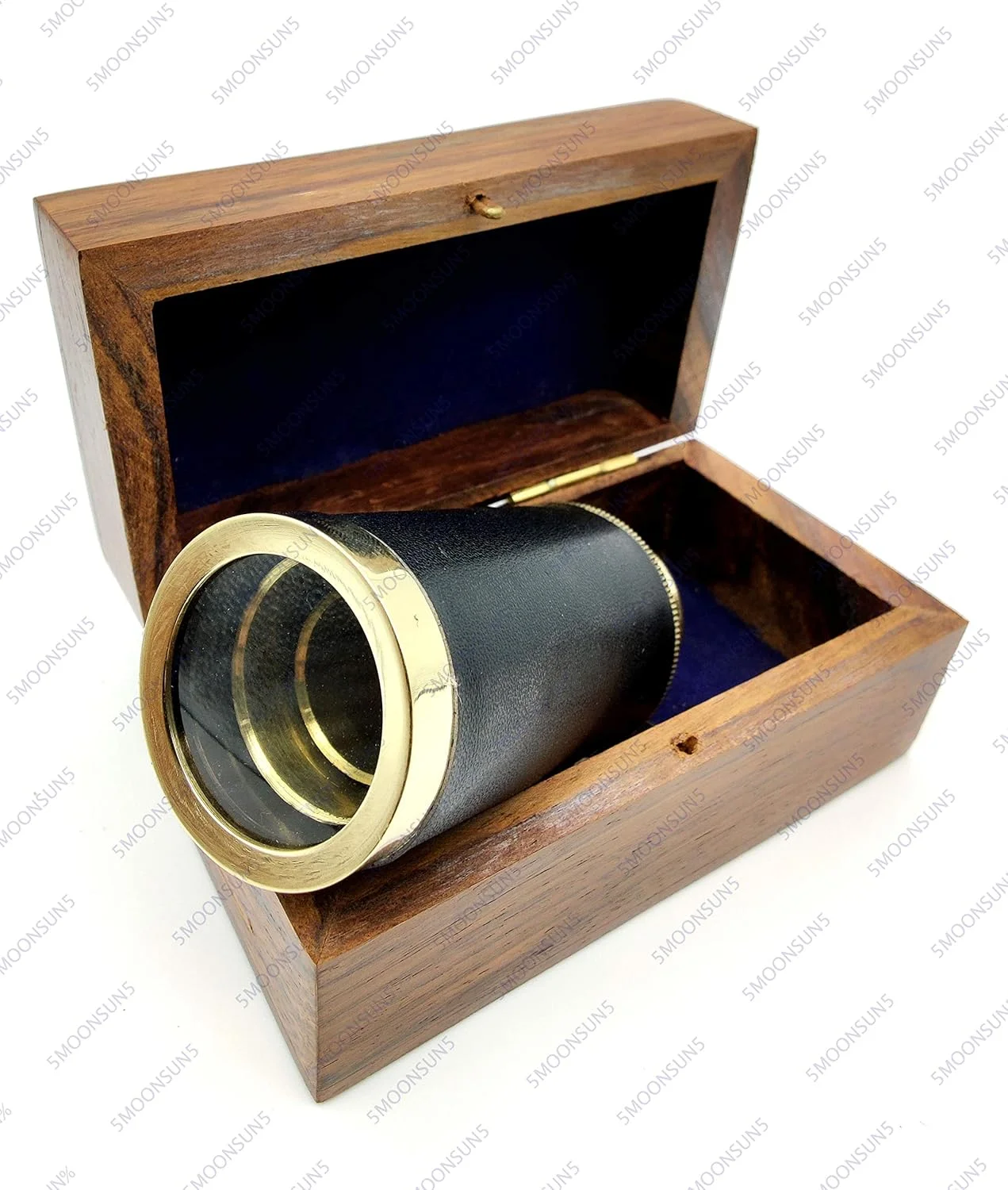 تلسکوپ برنجی دریایی خورشید و ماه 5MOONSUN5 به همراه جعبه، برنجی (مشکی)