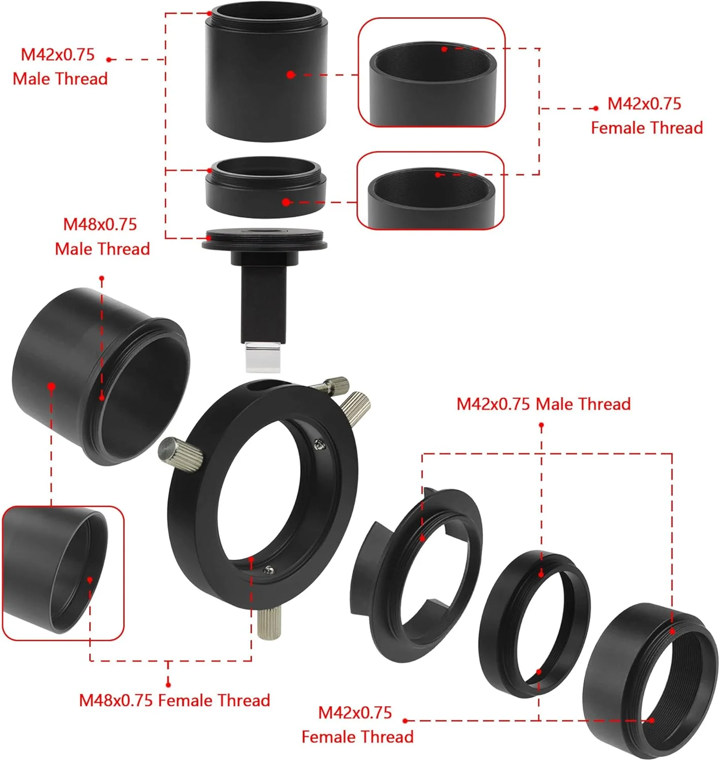 راهنمای خارج از محور دلوکس Astromania برای عکاسی نجومی