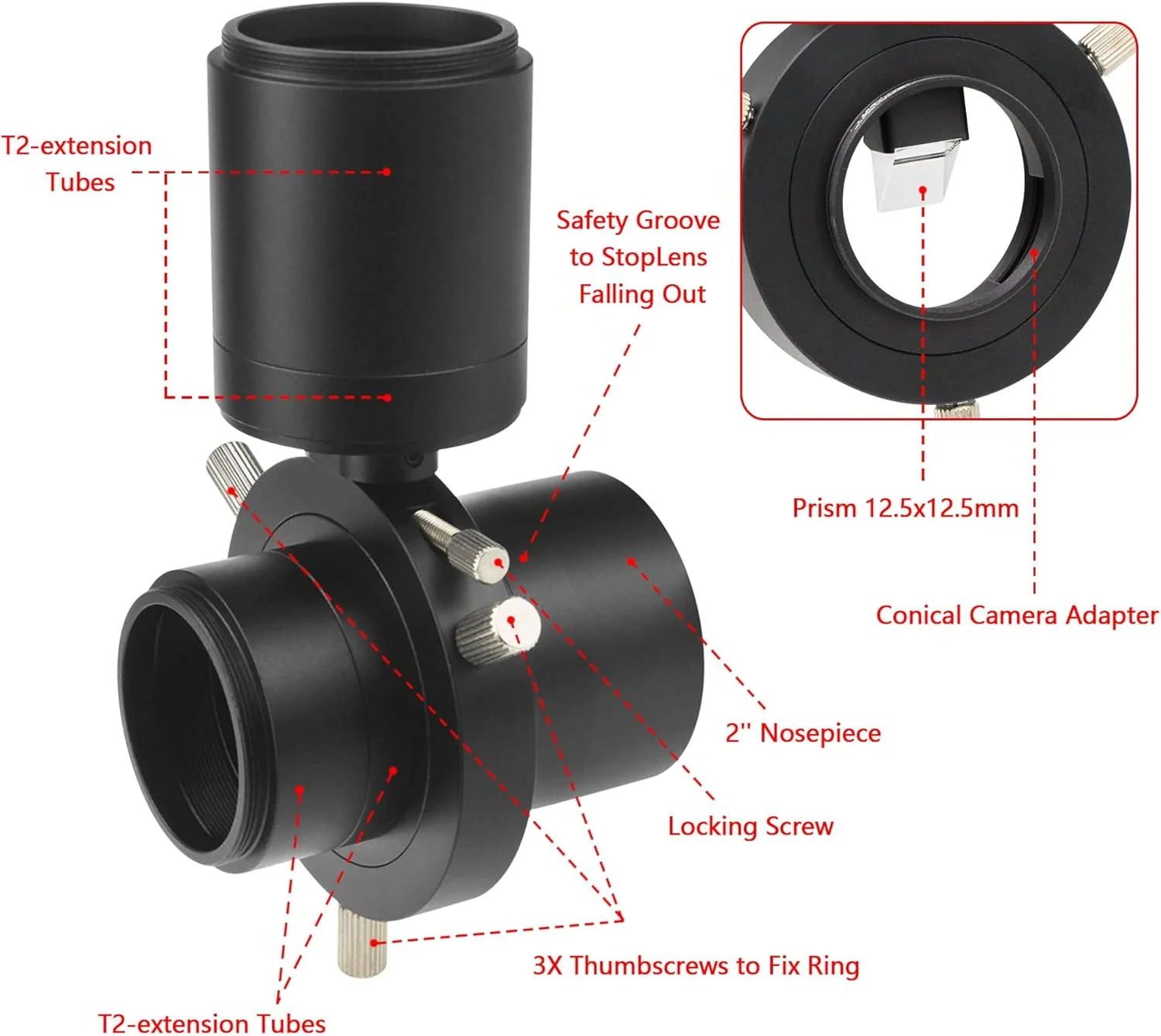 راهنمای خارج از محور دلوکس Astromania برای عکاسی نجومی