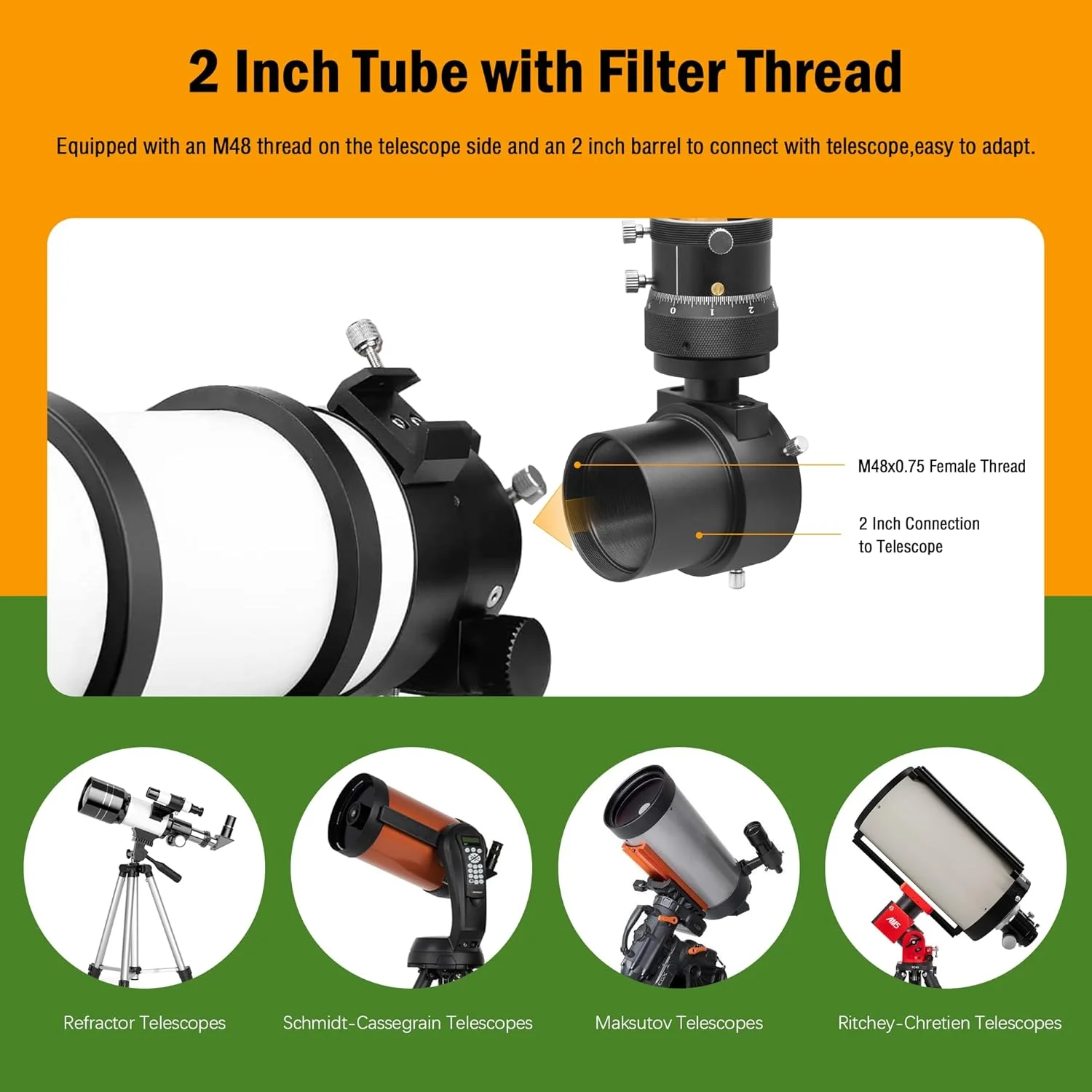 راهنمای خارج از محور Astromania با فوکوس میکرو - برای عکس های نجومی موفق بدون تلسکوپ راهنما