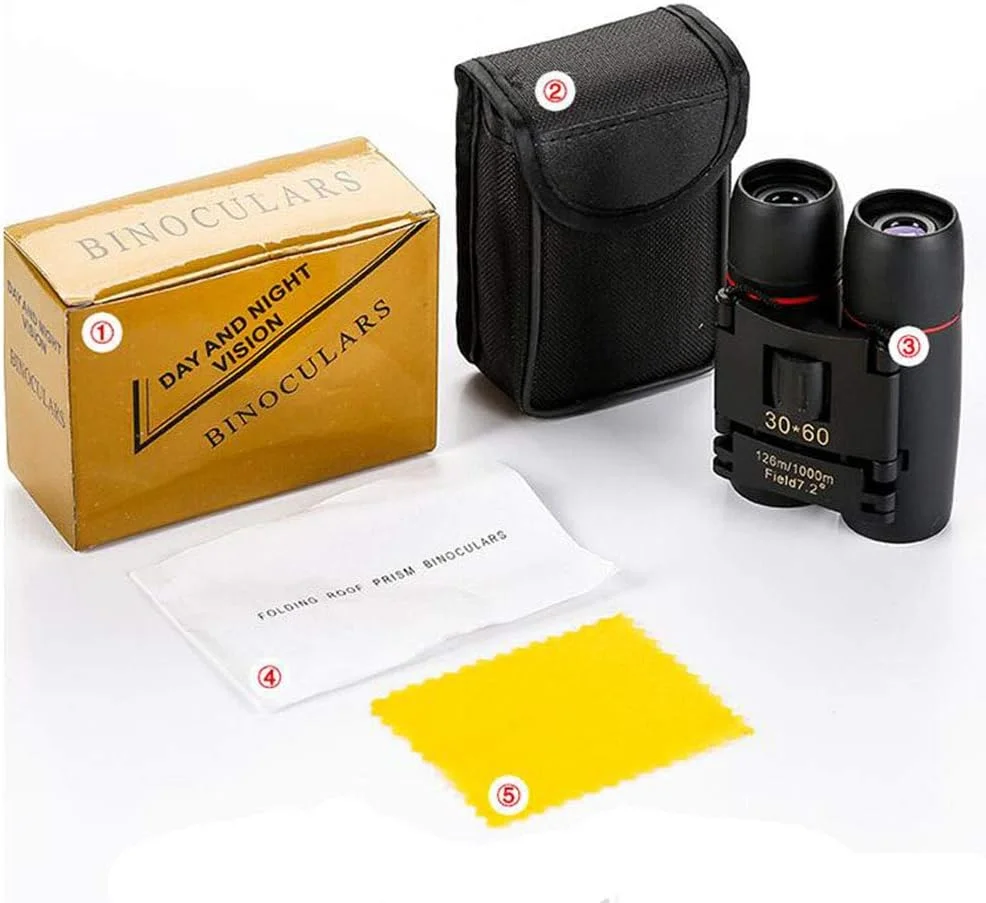 دوربین شکاری مینی تلسکوپی تاشو با بزرگنمایی 30X60 و دید روز دوربین شکاری مینی تلسکوپی تاشو با بزرگنمایی 30X60 و دید روز