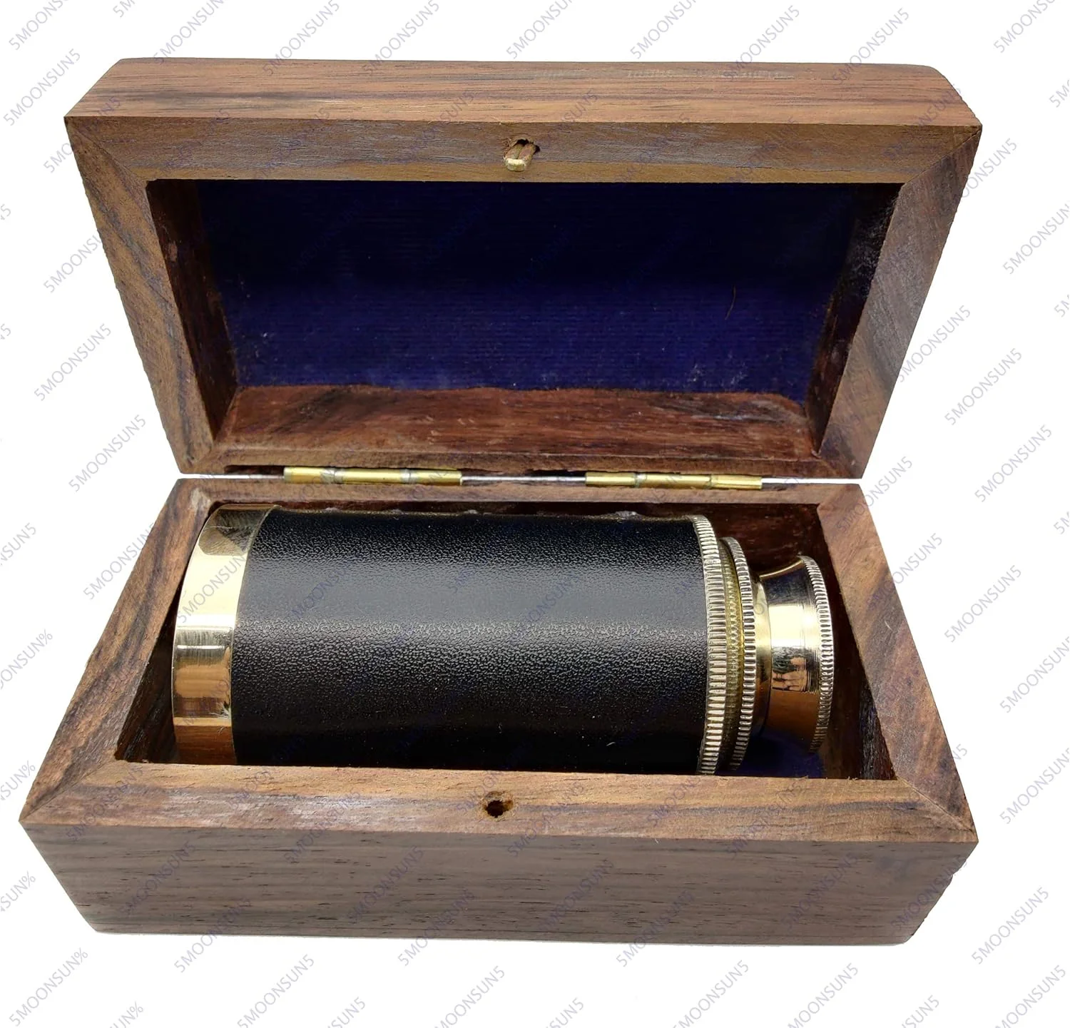 تلسکوپ برنجی دریایی خورشید و ماه 5MOONSUN5 به همراه جعبه، برنجی (مشکی)