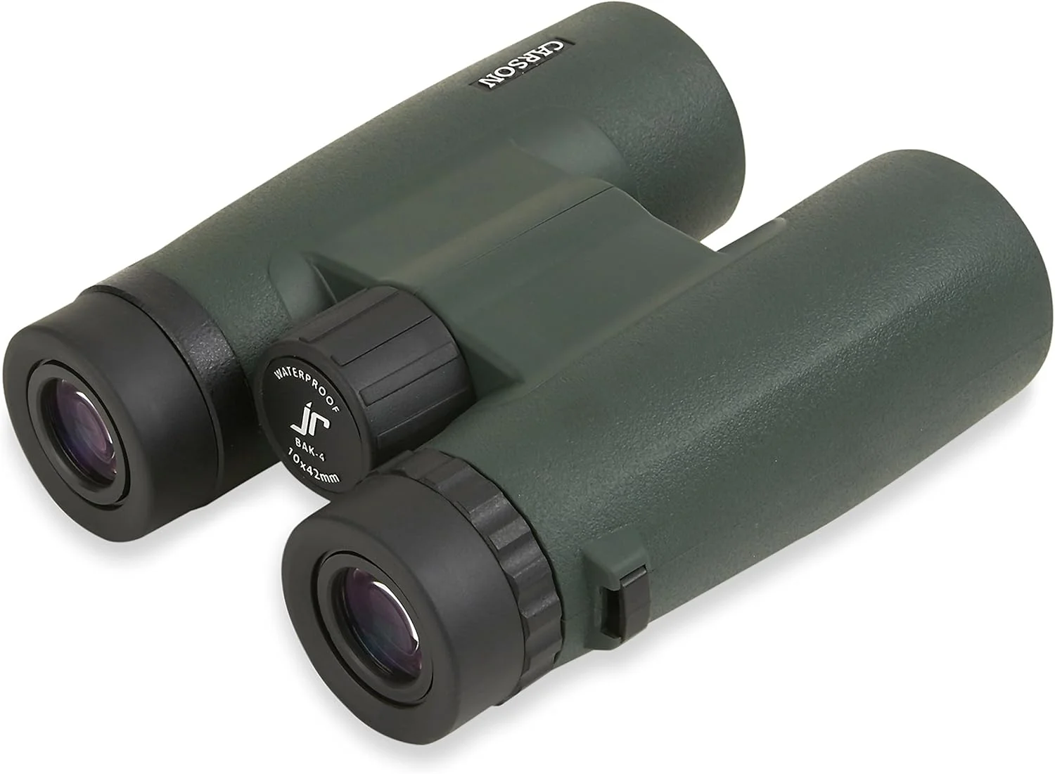دوربین شکاری ضدآب کارسون سری JR با بزرگنمایی 10x42 میلی‌متر مناسب تماشای پرندگان، شکار، گشت و گذار، نظارت، کنسرت‌ها، رویدادهای ورزشی، سافاری، کمپینگ، مسافرت و ماجراجویی در فضای باز، سبز
