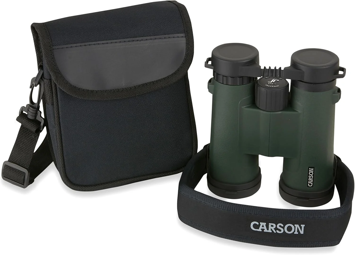 دوربین شکاری ضدآب کارسون سری JR با بزرگنمایی 10x42 میلی‌متر مناسب تماشای پرندگان، شکار، گشت و گذار، نظارت، کنسرت‌ها، رویدادهای ورزشی، سافاری، کمپینگ، مسافرت و ماجراجویی در فضای باز، سبز