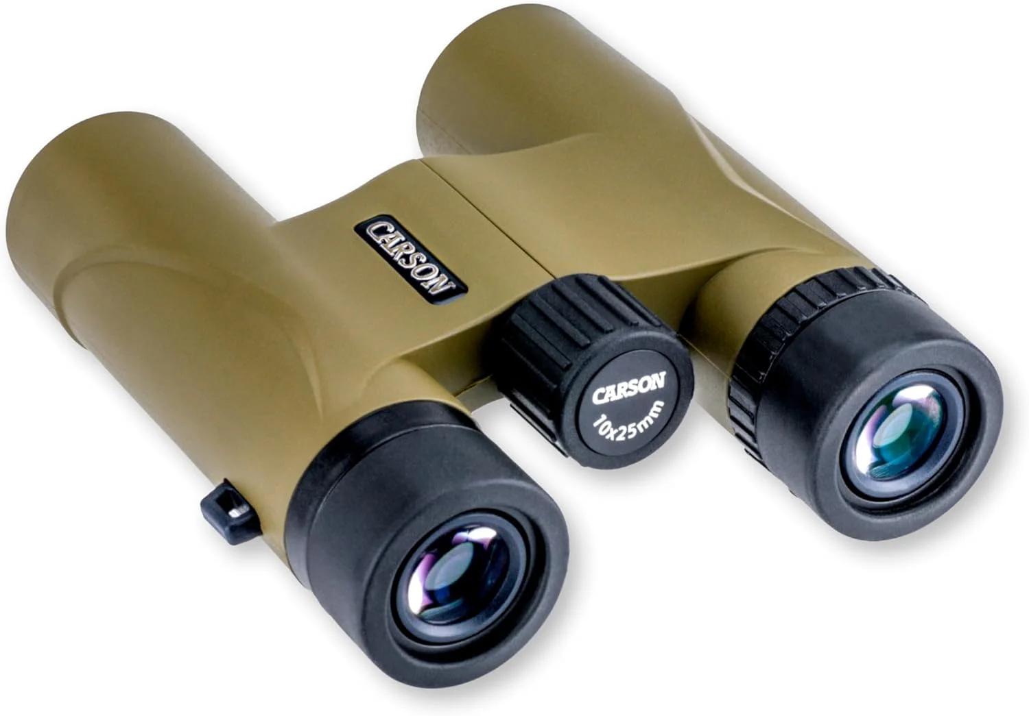 دوربین شکاری فشرده و سبک کارسون مدل استینگر 10x25 میلی‌متر (HW-025)، سبز زیتونی