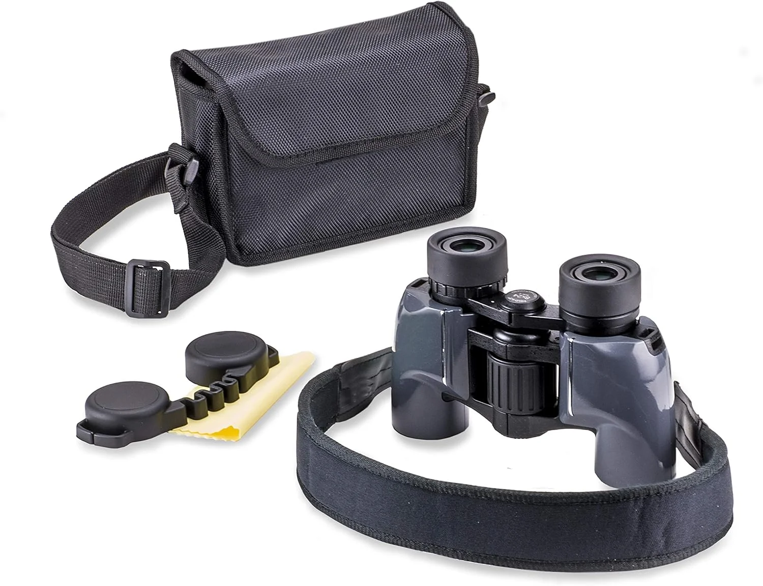 دوربین شکاری فشرده منشور منشوری کارسون مانتاری 8x24 میلی‌متری برای مسافرت، کمپینگ، پیاده‌روی، تماشای پرندگان، رویدادهای ورزشی، کنسرت‌ها و ماجراجویی‌های فضای باز (MR-824)، مشکی