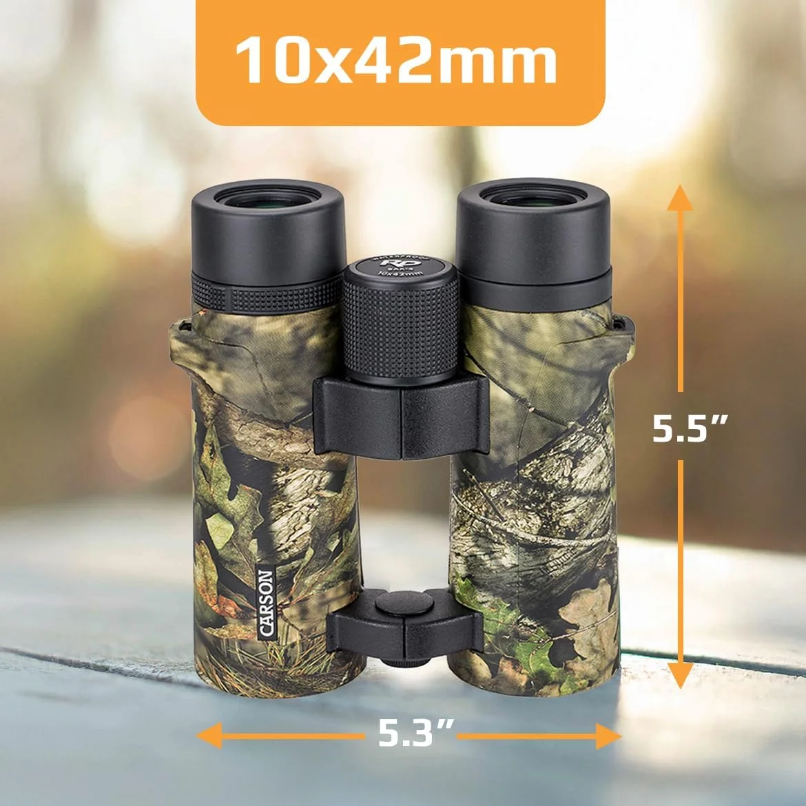 دوربین شکاری 10x42 میلیمتری کارسون سری RD با طرح استتار بلوطی و ضد آب (RD-042MO) دوربین شکاری 10x42 میلیمتری کارسون سری RD با طرح استتار بلوطی و ضد آب (RD-042MO)