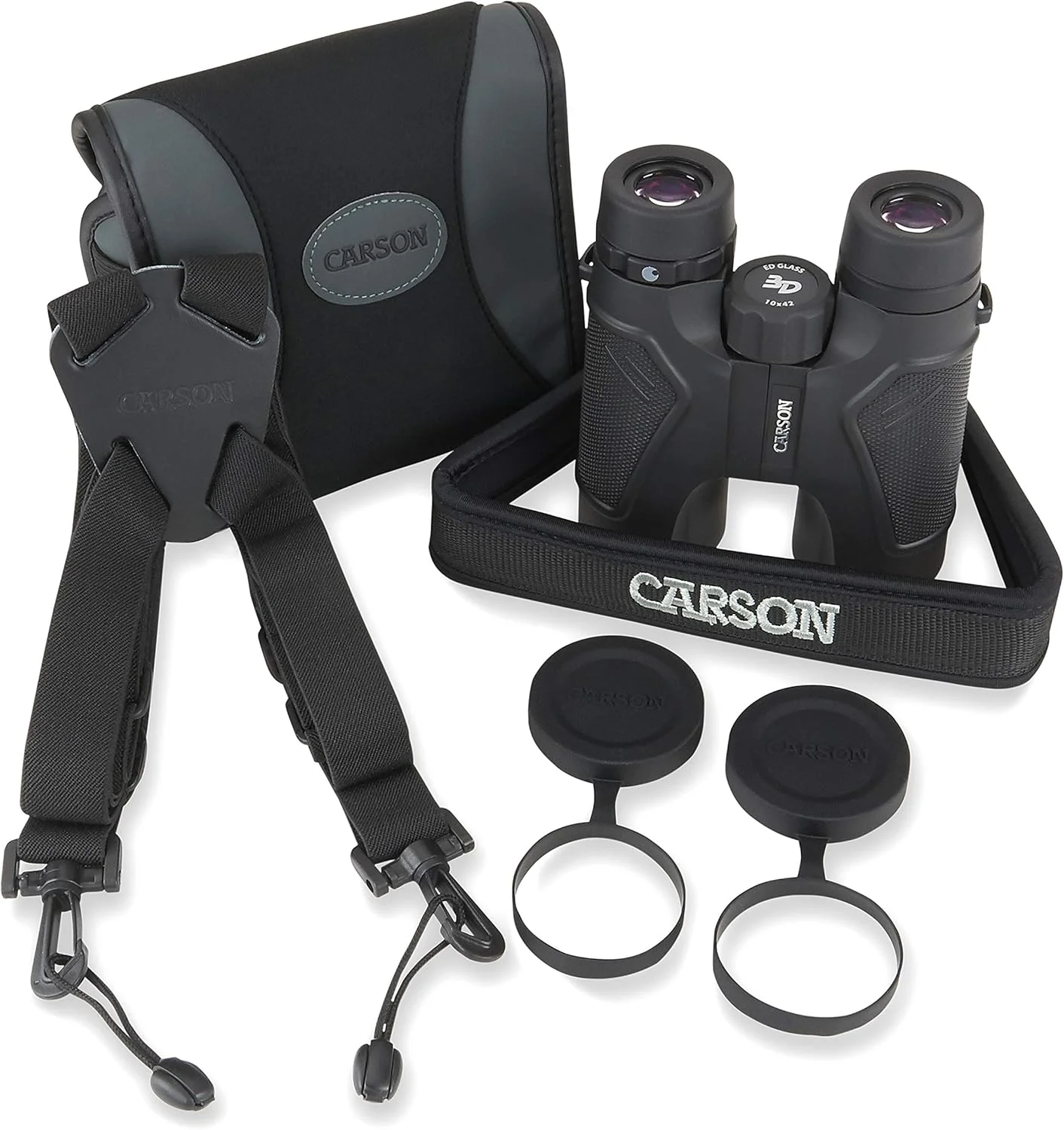 دوربین دوچشمی فشرده و ضدآب کارسون سری 3D با وضوح بالا 10x42mm با شیشه ED، مشکی (TD-042ED) دوربین دوچشمی فشرده و ضدآب کارسون سری 3D با وضوح بالا 10x42mm با شیشه ED، مشکی (TD-042ED)