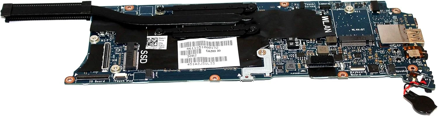 مادربرد لپ تاپ R7K59 XPS 13 9360 با 4 گیگابایت رم و پردازنده Intel i5-7200U 2.5GHz