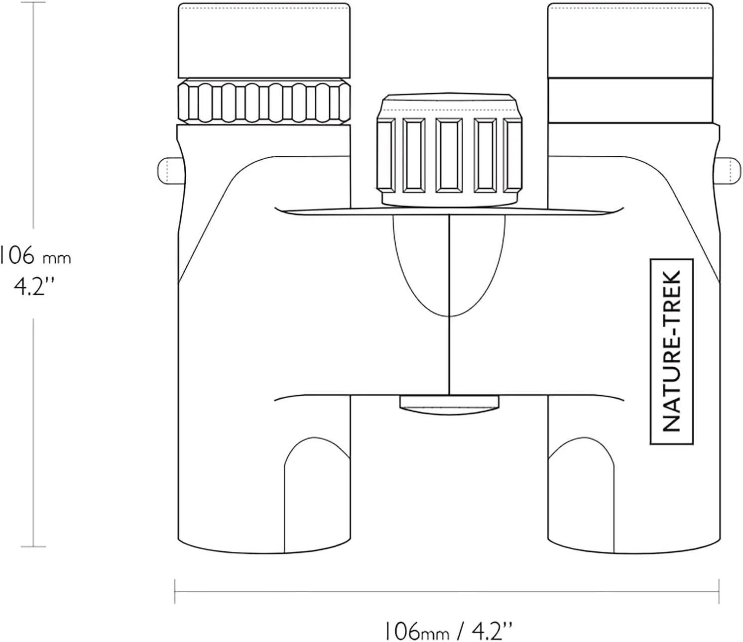 دوربین دوچشمی Nature-Trek 8x25 سبز