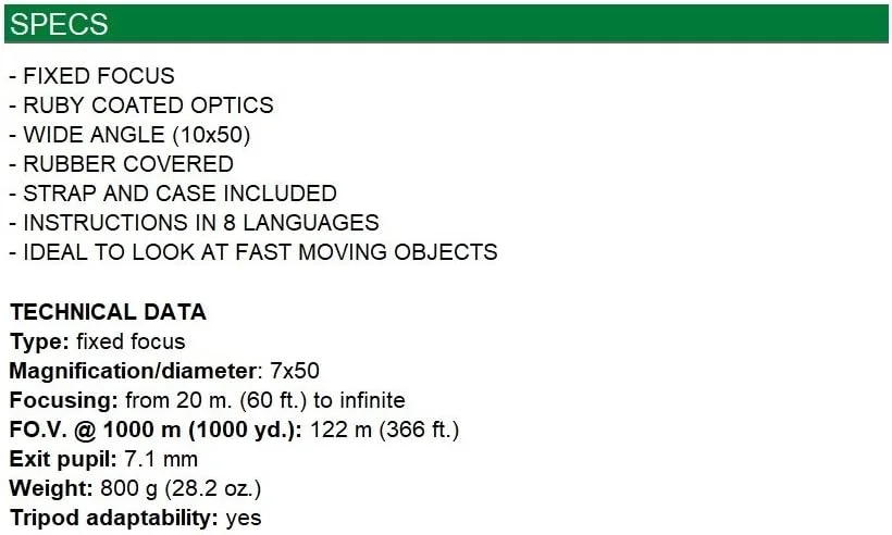 دوربین دوچشمی Konus Sport Focus Free، 7X50 دوربین دوچشمی Konus Sport Focus Free، 7X50