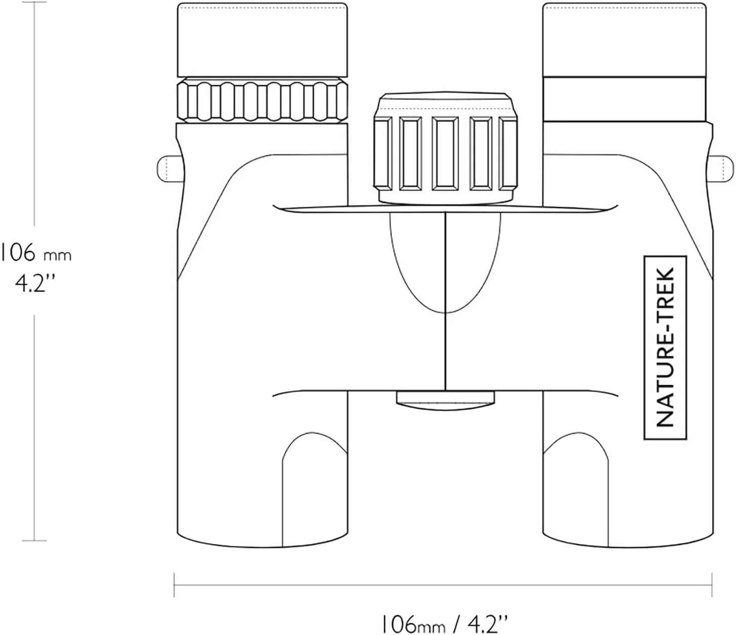 دوربین دوچشمی Nature-Trek 10x25 سبز