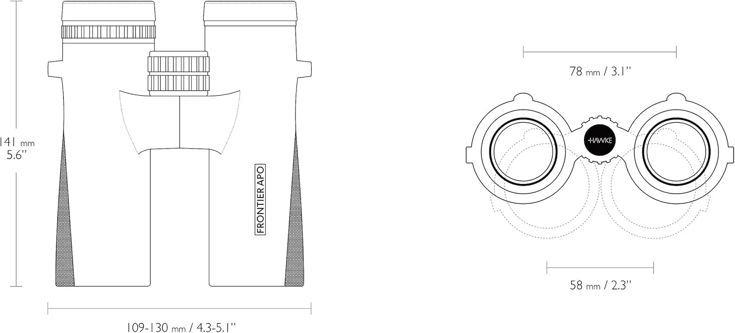 دوربین دوچشمی فرانتیر APO 10x42 (سبز)