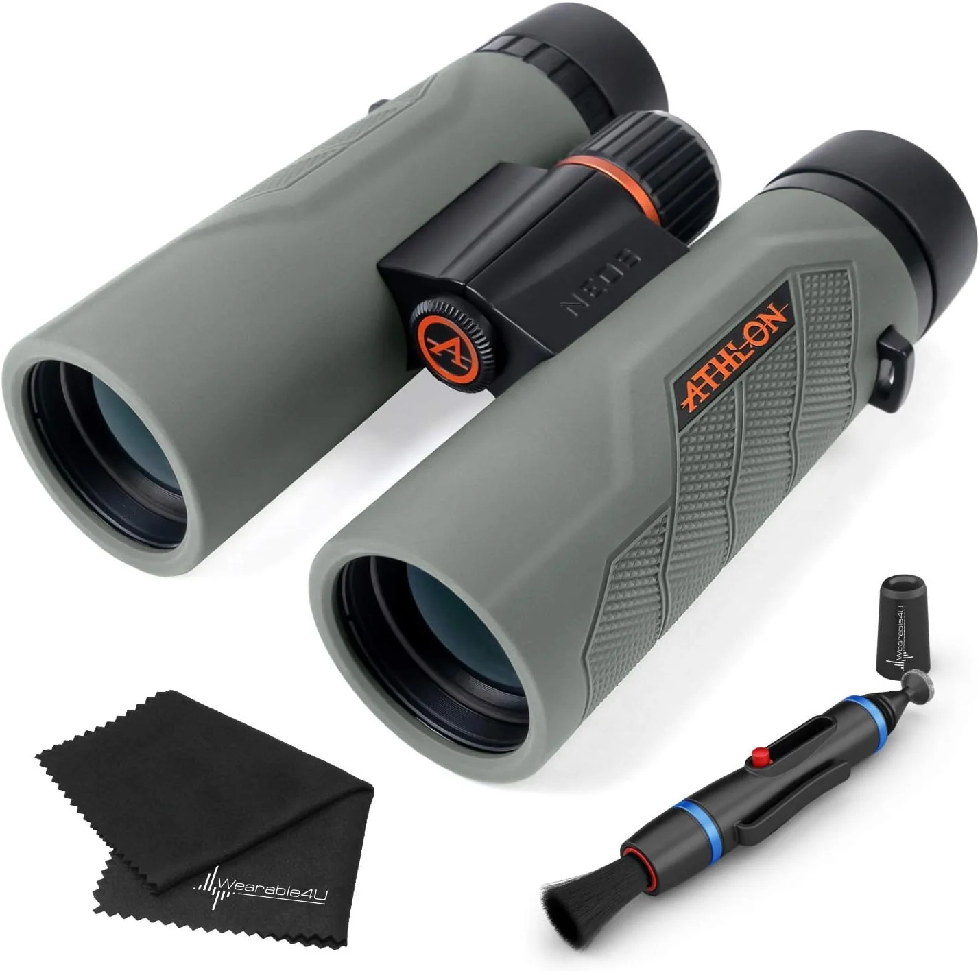 دوربین دوچشمی آتلون اپتیکس Neos G2 8x42 HD به همراه قلم تمیز کننده لنز Wearable4U و پارچه تمیز کننده لنز