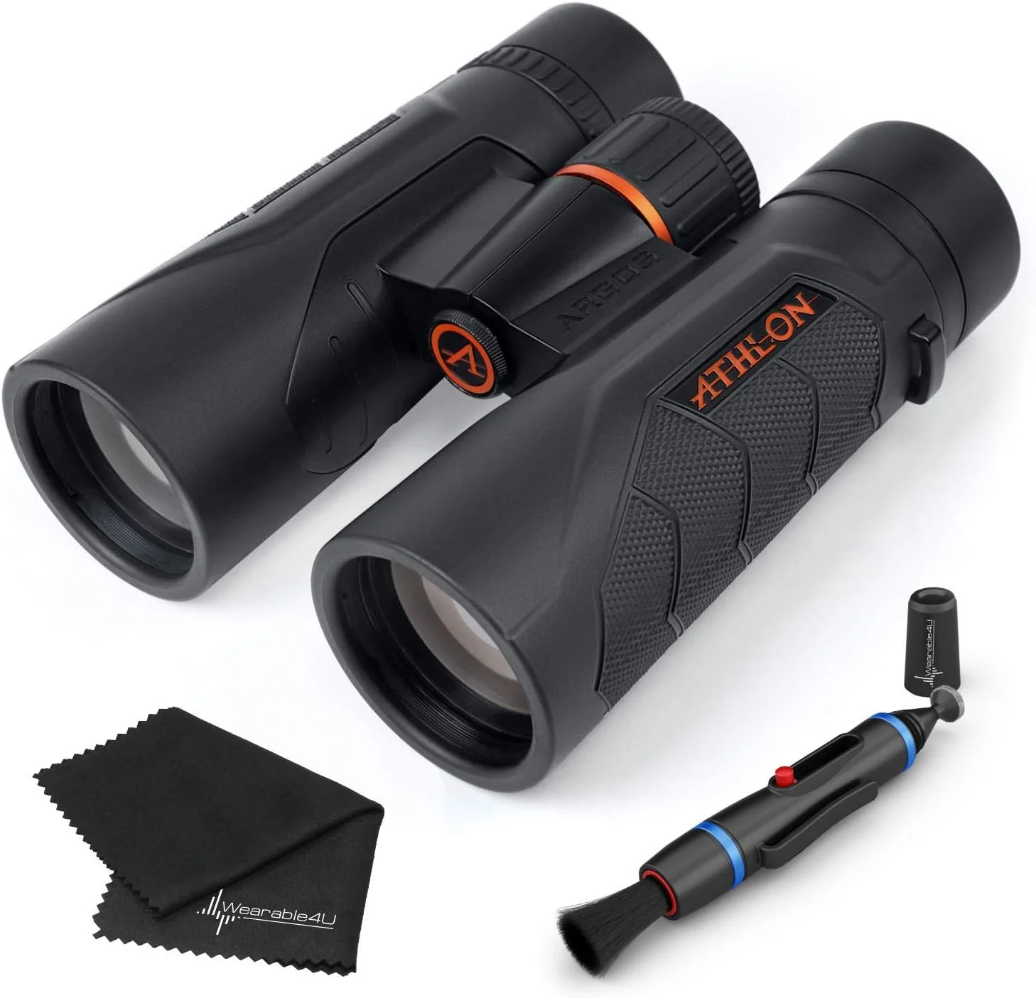 دوربین دوچشمی آتلون اپتیکس آرگوس G2 10x42 UHD به همراه قلم تمیز کننده لنز و پارچه تمیز کننده لنز Wearable4U