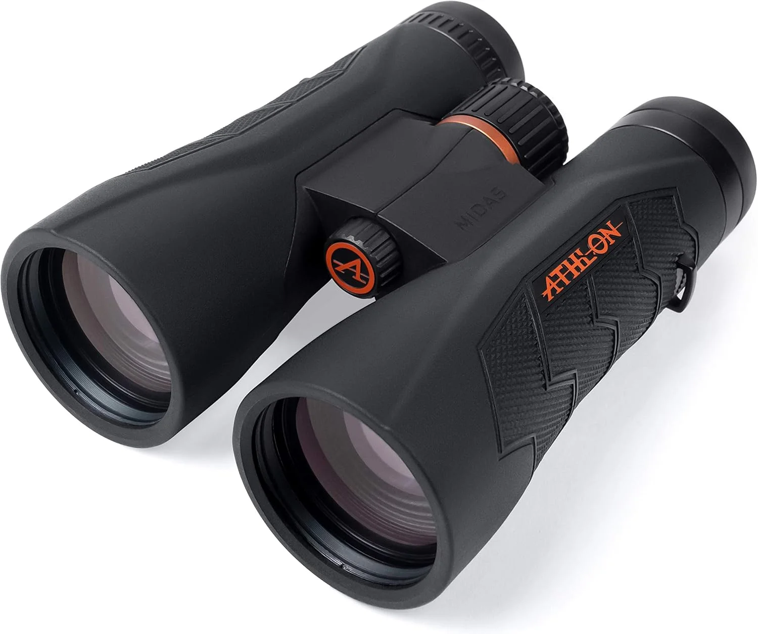 دوربین دوچشمی 12x50 Athlon Optics Midas G2 UHD مشکی با قابلیت تنظیم فاصله چشمی برای بزرگسالان و کودکان، دوربین دوچشمی قدرتمند برای شکار، تماشای پرندگان و موارد دیگر