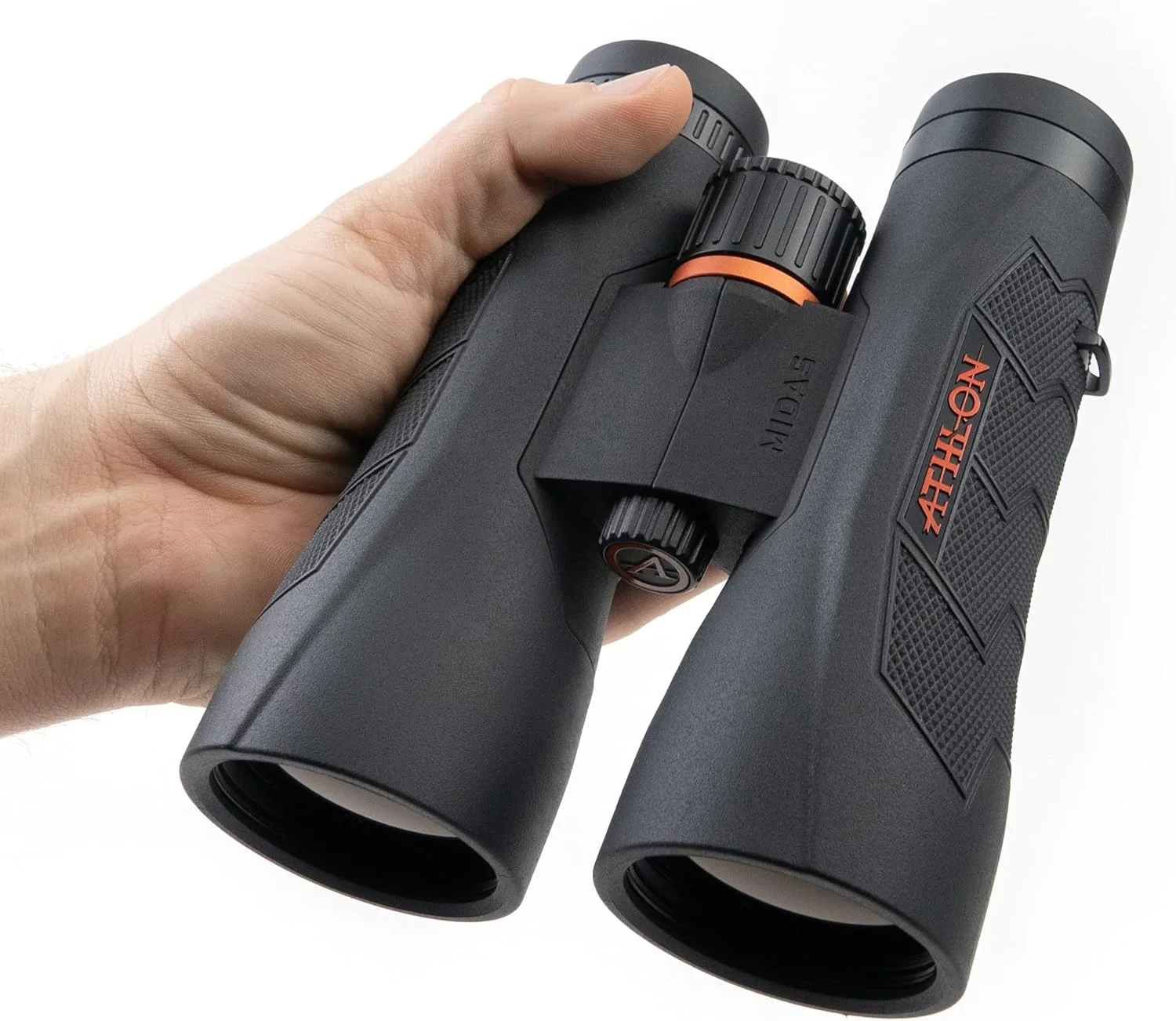 دوربین دوچشمی 12x50 Athlon Optics Midas G2 UHD مشکی با قابلیت تنظیم فاصله چشمی برای بزرگسالان و کودکان، دوربین دوچشمی قدرتمند برای شکار، تماشای پرندگان و موارد دیگر