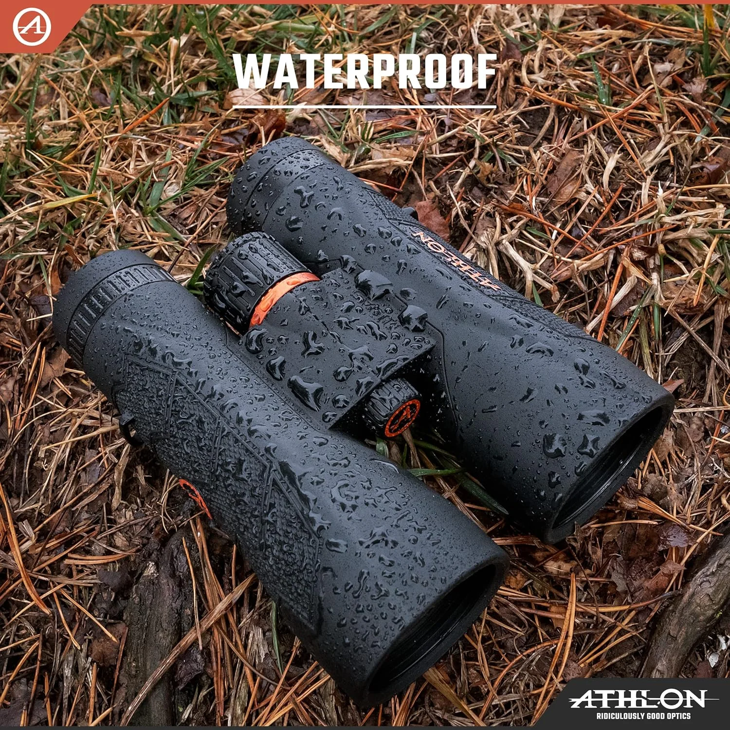 دوربین دوچشمی 12x50 Athlon Optics Midas G2 UHD مشکی با قابلیت تنظیم فاصله چشمی برای بزرگسالان و کودکان، دوربین دوچشمی قدرتمند برای شکار، تماشای پرندگان و موارد دیگر