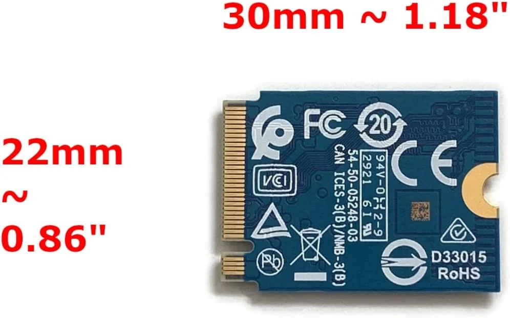 درایو حالت جامد وسترن دیجیتال 256 گیگابایت SSD M.2 2230 30mm PC SN530 NVMe PCIe 3.0 Gen3 x4 SDBPTPZ-256G برای سرفیس پرو، استیم دک، دل، اچ پی، لنوو، اولترابوک و تبلت