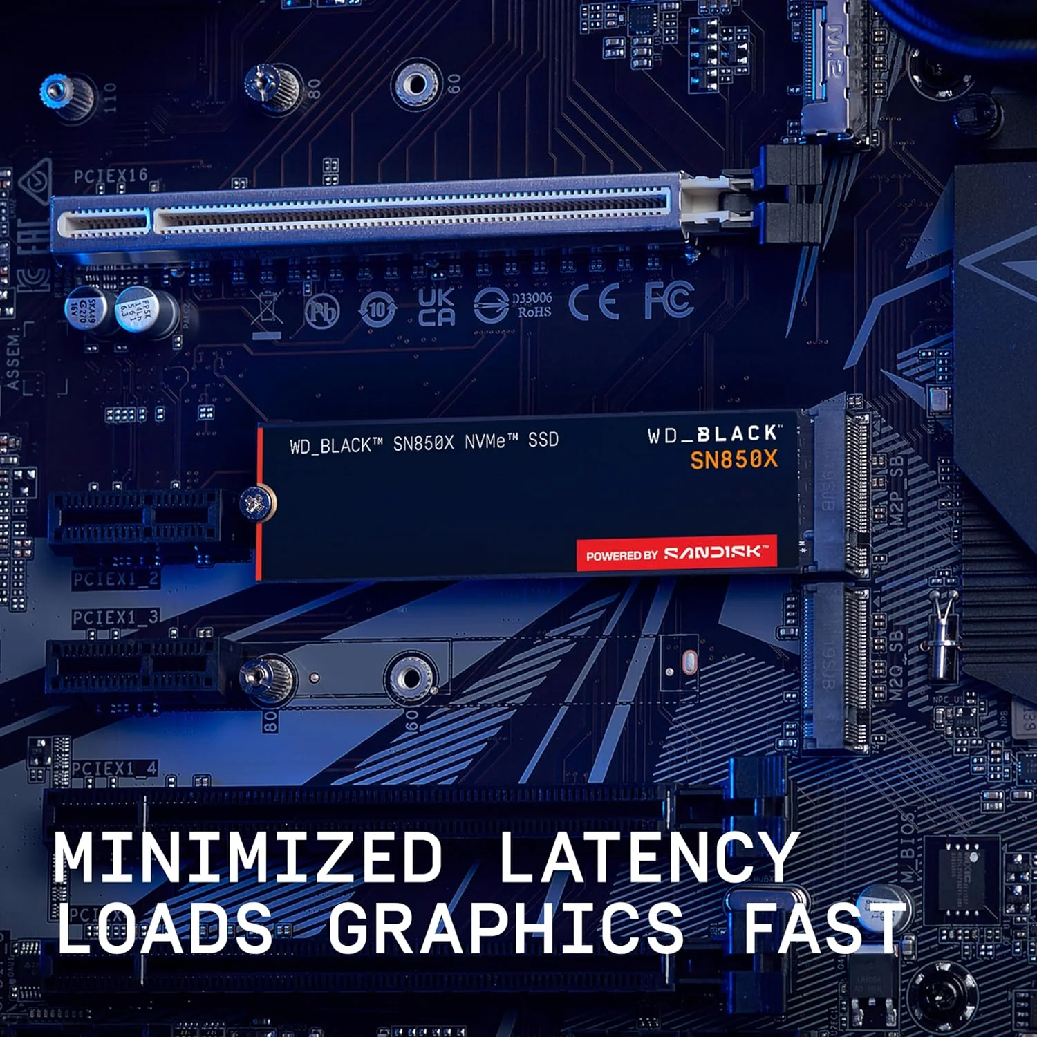 حافظه اس اس دی داخلی گیمینگ WD_BLACK SN850X NVMe با ظرفیت 8 ترابایت - Gen4 PCIe, M.2 2280, سرعت تا 7,200 مگابایت بر ثانیه - WDS800T2X0E حافظه اس اس دی داخلی گیمینگ WD_BLACK SN850X NVMe با ظرفیت 8 ترابایت - Gen4 PCIe, M.2 2280, سرعت تا 7,200 مگابایت بر ثانیه - WDS800T2X0E